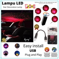 Usb LED Lights Car Decoration LED Decorative Lights Car Interior Star Sky Model USB Plug Car Interio