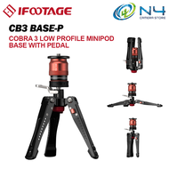 IFOOTAGE CB3 BASE-P Cobra 3 Low Profile Minipod Base with Pedal Pedal Locking Design Auto Locking Sl