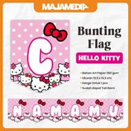 CUSTOM HELLO KITTY FLAG BUNTING banner custom design custom flag flag custom
