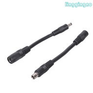 RR 14AWG Solar Adapter Cable DC5 5x2 1mm to DC8 0x2 0mm Connectors Wire Line Black