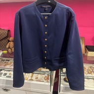 LV 深藍開衫外套/王吉娜古董精品