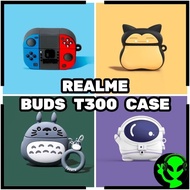 Realme Buds T300 Case Cartoon Wireless Earbuds Case Cover Protective Soft Silicone Case Realme T300 
