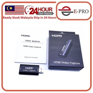 HDMI Video Capture Card Screen Record HDMI to USB USB 2.0 1080P Game HD Video Capture Card Game/Vide