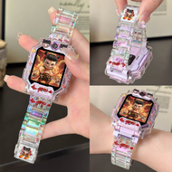 Đồng Hồ Đeo Tay Trẻ Em Gradual Glowing Buckle Dây Đeo Thể Thao Bằng Nhựa Cho Điện Thoại Di Động Z9/Z