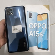 OPPO A15s 4/64 SECOND FULLSET & BATANGAN