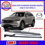 MAZDA CX8 2017-2023 WITH SIDE SKIRT SIDE STEP PEDAL RUNNING BOARD NERF BAR HIGH QUALITY