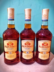 3 PIECES Alfonso Light Brandy 1 liter