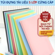SMILE 5-compartment A4 document bag, sturdy and thick, for convenient document storage ST412