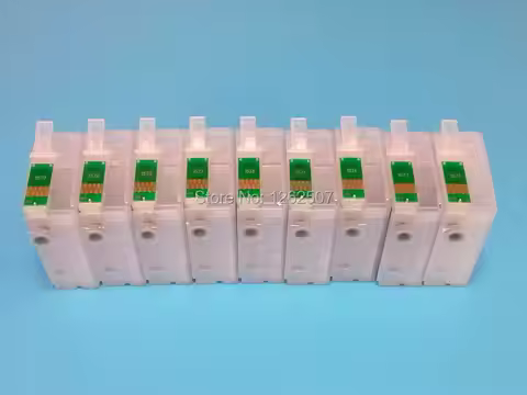 T1571-T1579 T157 R 3000 30ML 9Colors Refillable Ink cartridge For Epson Stylus Photo R3000 Printer W