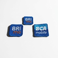 / Embroidery Patch BRIMO and BCA MOBILE Embroidery Emblem