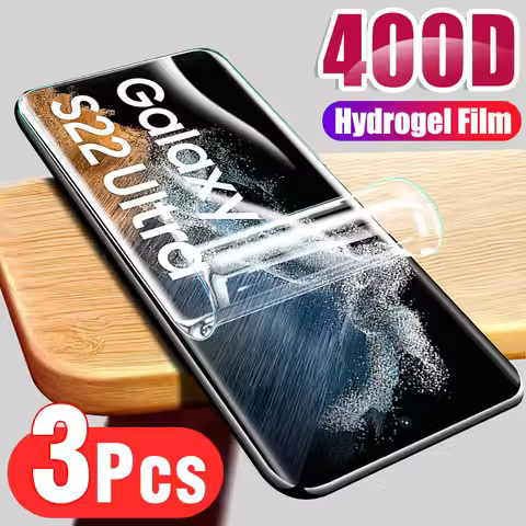 samsun S22 ultra Full Cover Hydrogel Film For Samsung S 22 Ultra 5G protective film 3pcs screen prot
