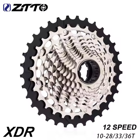 ZTTO 12 Speed XDR Road Bike Cassette 12S 10-28 33 36T Steel Bicycle Gear Gravel Bike Ultralight Free
