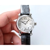 Female Chopin Waterproof Happy Gold Wrist watch Ladies watch Diamond Movement watch Gift watch 2824 