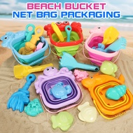 Export Children's Beach Toys Sand Digging Portable Foldable Bucket Baby Seaside Play Sand Bucket Sho