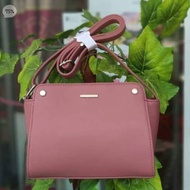 Tas Wanita Warna Merah Muda Pink Series Selempang Jinjing Bahu Sophie Martin Paris Delion Liana Cand