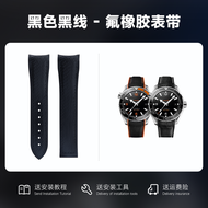 Omega Seamaster 600 Ocean Universe Quarter Orange 435 มม21 มมสายนาฬิกายางฟลูออรีนสองด้านเข้ากันได้กั