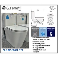 G.FERRETTI BLEVIO 311 TOILET BOWL WITH GEBERIT SYSTEM