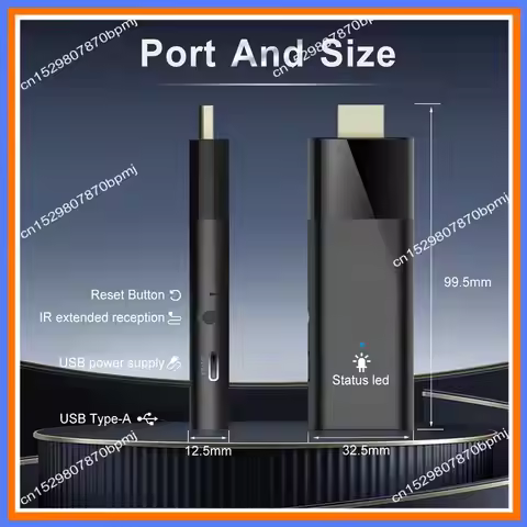 BAAE Q6 Mini TV Stick+Bluetooth Voice Remote Android 10 2GB+16GB 2.4G+5G Wifi+BT4.0 H313 Smart TV Bo