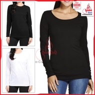 Inner Baju Dewasa / Inner T-Shirt / Inner Baju Lengan Panjang / Baju Inner Cotton / Inner Baju Musli