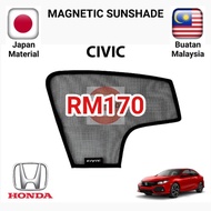 Honda Civic FC 2016-2021 Premium Magnetic Sunshade (2/4 pcs)