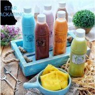400ml Bottle 400ml Plastic Bottle 400ml SlimPLASTIK PET - Black