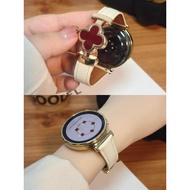 适用华为gt6手表带女款gt5磁吸扣watch5四叶草5Pro真皮腕表带运动GT4智能watch4pro女生GT3春夏2pro气质表链20260421
