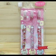 ☀️Carino in JP☀️三麗鷗Hello Kitty日本和風牙刷（日本製）三入一組