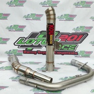 Kou Mahachai open Spec pipe 51mm for Tmx 125 155 Rusi tc 125 155 Bajaj ct 100 125 Sniper135 Sniper150 Raider 150 carb /fi Euro 125 150 Pinoy 125 150 Canister pipe big elbow AHM Redleo Aun Charama Nueng Navin Nlk Daeng sai4