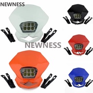 Universal Motorcycle LED Headlights Lamp Enduro For KLX KDX Bike RMZ DRZ DR XR YZ CR Supermoto Bikea