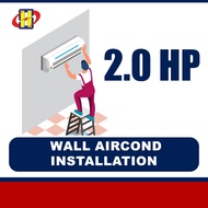 Professional Wall Air Conditioner (2.0HP) Installation Service