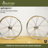 CS168ph LITEPRO 20" (451) 20 Holes Disc-Brake Wheelset Bicycle Parts & Accessories