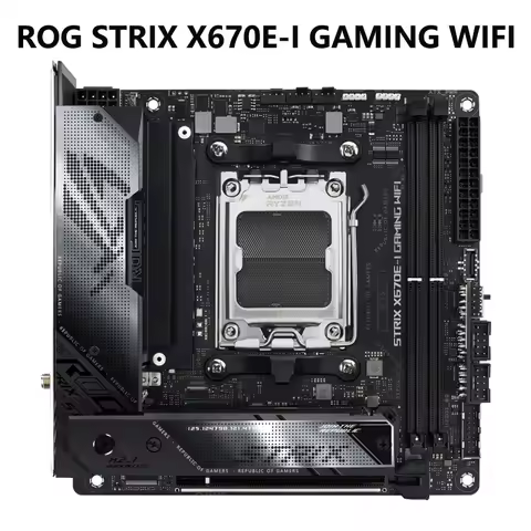 ASUS ROG STRIX X670E-I GAMING WiFi 6E Socket AM5 LGA 1718 AMD Ryzen 7000 Mini-ITX Gaming Motherboard