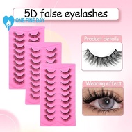 5d False Eyelashes Large Volume, Thick And Curled Eyelashes Self-grafted U3e2