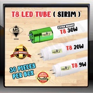 OFFER (1BOX-30PCS) SIRIM T8 4FEET &amp; 2FEET LED TUBE 30W, 20W ,9W T8 LED TIUB KALIMANTANG [30W-3200LM,20W-2200LM,9W-990LM]