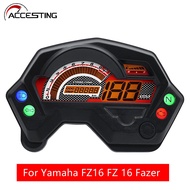 2023 NEW Digital LCD Speedometer Tachometer Gauge Meter For Yamaha FZ16 FZ 16 Fazer