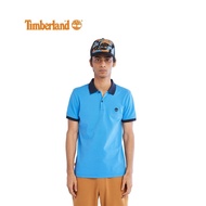 Timberland Men's SS Millers River Printed Pique Polo Super Sonic