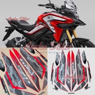 MERAH Honda CB150X CB 150X CB 150 X 2023 RED Striping sticker