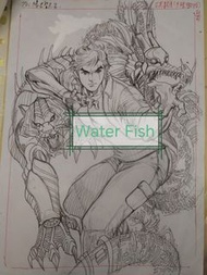 龍虎門 石黑龍傳  手繪原稿