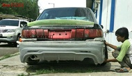 bodykit belakang full bumper Evo 3