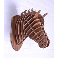 Horse head 3d puzzle - Horse head Decoration - Wall Decoration - Wall Display