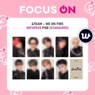 &TEAM POB WEVERSE WE ON FIRE PHOTOCARD