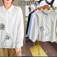 KEMEJA Kitty shirt 9829