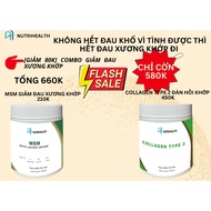 COMBO MSM + COLLAGEN TYPE 2 REDUCE JOINT PAIN