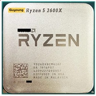 Ryzen 5 R5 2600X 2600X 3.6 GHz ใช้เกมเซน + 0.012หกแกนสิบสองเครื่องประมวลผลซีพียู YD260XBCM6IAF ซ็อกเ