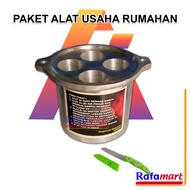 PAKET ALAT USAHA RUMAHAN /KOMPOR BAKARAN /WAJAN SOSTEL / PISAU /LEBIH HEMAT DAN EKONOMIS /ALAT USAHA