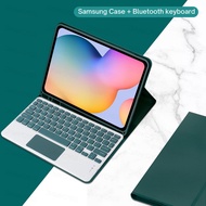 Galaxy Tab A8 10.5 S7 FE S6 lite Case with Touch pad Keyboard For Samsung Galaxy Tab S6 Lite A7 S7 S