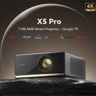 Wanbo - [2025新版] 萬播 X5 Pro 投影機 Google TV FHD | 可裝Now TV睇波、Netflix/Disney+煲劇、iPhone/電腦投屏、HDMI駁遊戲機