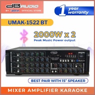 DB.n;Audio]d_by@OW+Astron!RJ,jz,dk+lj+UMAK-1522BT!gz,Mixer Amplifier | 2000W x 2 | Beat pair with 1