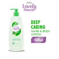 EMERON LOVELY NATURALS Hand & Body Lotion Deep Caring Green Tea 400ml