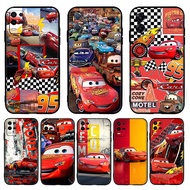 for Realme 3 5 6 7 8 Pro 5i 5s Q 6i 7i Fun cartoon cars Mobile phone case TPU silicone black soft sh